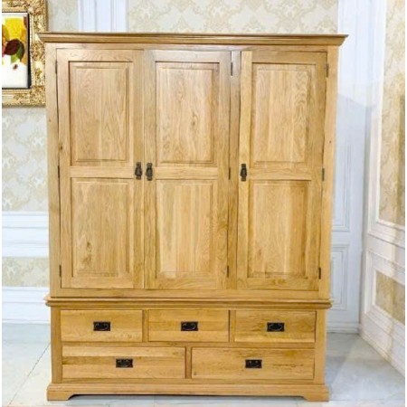 French - BR06 : Trọn Bộ Phòng Ngủ Gỗ Sồi - 2 Món